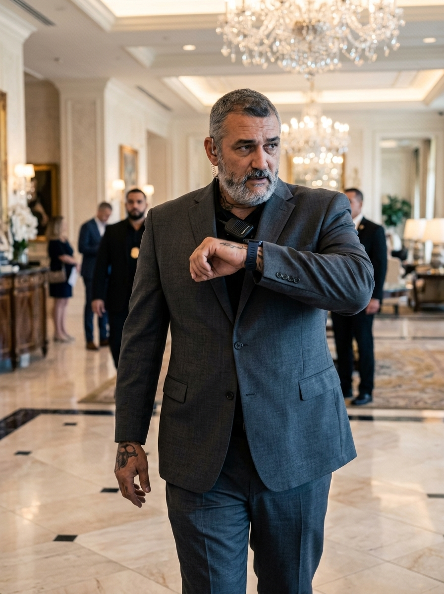 Hotel lobby security advance